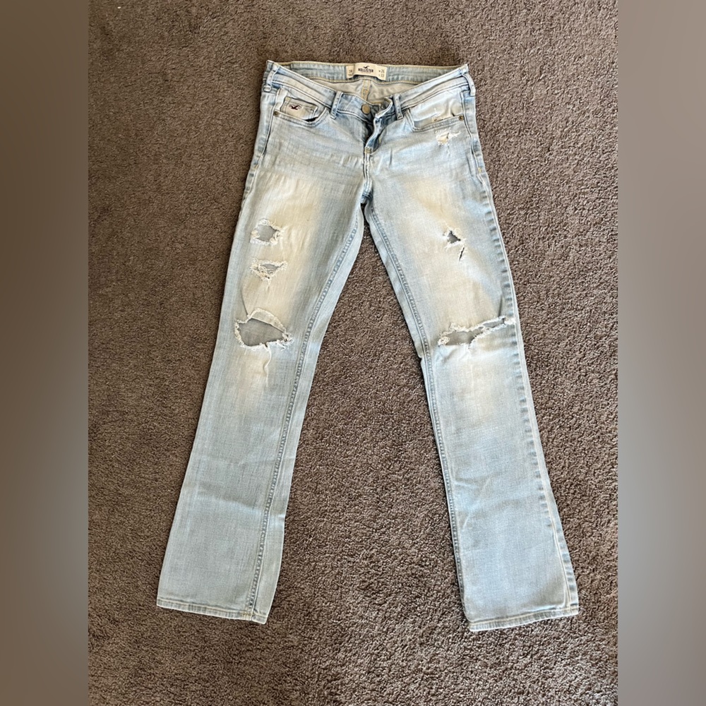 Distressed Hollister Light Jeans